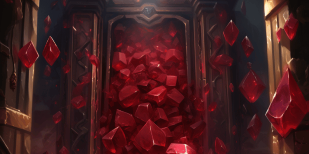 Vault of red rubies
